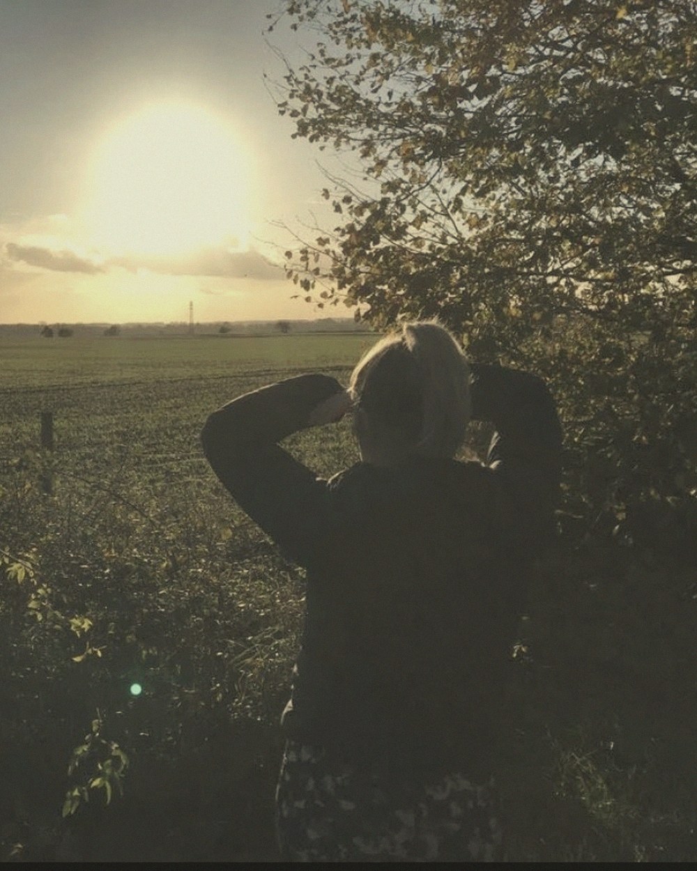 A quiet moment outdoors